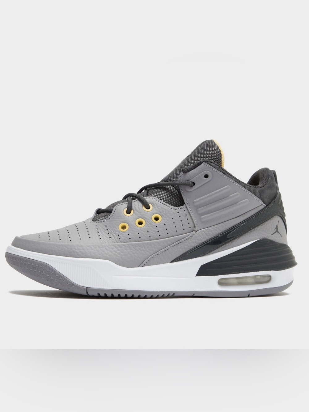 Jordan Men's Gray, Black & Gold Low-Top Sneakers